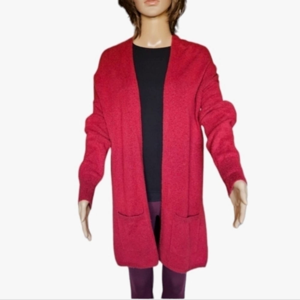 LOFT Open Front Oversized Knit Cardigan